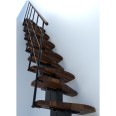 Minka Mittelholmtreppe Quatro 38 - 298cm Geschosshöhe Walnuss Schwarz Minka Mittelholmtreppe Quatro 38 - 298cm Geschosshöhe Walnuss Schwarz-small