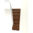 Minka Mittelholmtreppe Comfort Top Turn 37 - 312cm Geschosshöhe Walnuss Weiß Minka Mittelholmtreppe Comfort Top Turn 37 - 312cm Geschosshöhe Walnuss Weiß-small