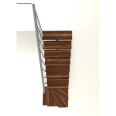 Minka Mittelholmtreppe Comfort Top Turn 37 - 312cm Geschosshöhe Walnuss Grau Minka Mittelholmtreppe Comfort Top Turn 37 - 312cm Geschosshöhe Walnuss Grau-small