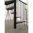 Minka Spindeltreppe Rondo Smart 37 - 305,5cm Geschosshöhe Schwarz 120cm Durchmesser Minka Spindeltreppe Rondo Smart 37 - 305,5cm Geschosshöhe Schwarz 120cm Durchmesser-small