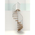 Minka Spindeltreppe Spiral Smart 38 - 305,5cm Geschosshöhe Eiche Weiß 120cm Durchmesser Minka Spindeltreppe Spiral Smart 38 - 305,5cm Geschosshöhe Eiche Weiß 120cm Durchmesser-small