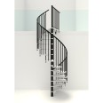 Minka Spindeltreppe Spiral Smart 38 - 305,5cm Geschosshöhe Weiß Schwarz 120cm Durchmesser Minka Spindeltreppe Spiral Smart 38 - 305,5cm Geschosshöhe Weiß Schwarz 120cm Durchmesser-small