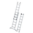 MUNK Stufen- Mehrzweckleiter mit Wandlaufrollen und Nivello® Traverse 3x6 Stufen MUNK Stufen- Mehrzweckleiter mit Wandlaufrollen und Nivello® Traverse 3x6 Stufen-small