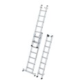MUNK Stufen- Mehrzweckleiter mit Wandlaufrollen und Nivello® Traverse 3x7 Stufen MUNK Stufen- Mehrzweckleiter mit Wandlaufrollen und Nivello® Traverse 3x7 Stufen-small