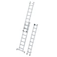 MUNK Stufen- Mehrzweckleiter mit Wandlaufrollen und Nivello® Traverse 3x8 Stufen MUNK Stufen- Mehrzweckleiter mit Wandlaufrollen und Nivello® Traverse 3x8 Stufen-small