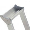 Zarges gebördelte Stehleiter Saferstep S eloxiert 3 Stufen-small