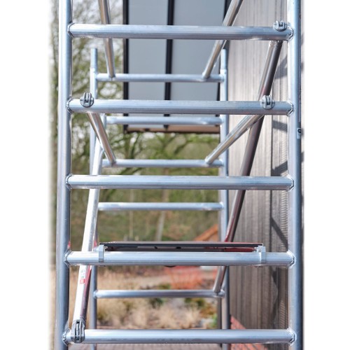 Altrex Fahrgerüst RS Tower 41 PLUS Aluminium mit Safe-Quick® und Holz-Plattform 7,20m AH breit 0,90x2,45m