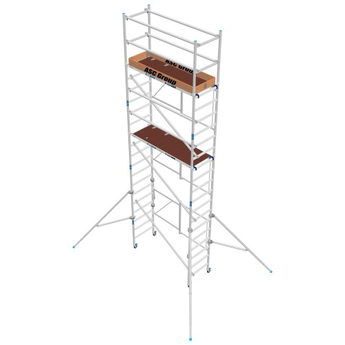 ASC Zimmerfahrgerüst 190x75cm mit Standardkupplung 7,50m Arbeitshöhe