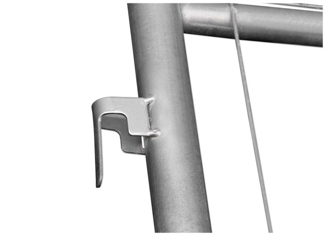 Bauzaun EUTOP Exclusiv 3,5x2,0m mit Haken und Ösen