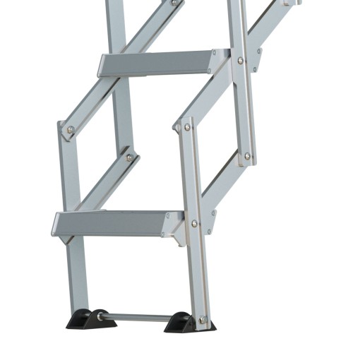 Dolle Bodentreppe clickFIX® vario Aluminium-Scherentreppe bis 415cm Raumhöhe mit U-Wert 0,49