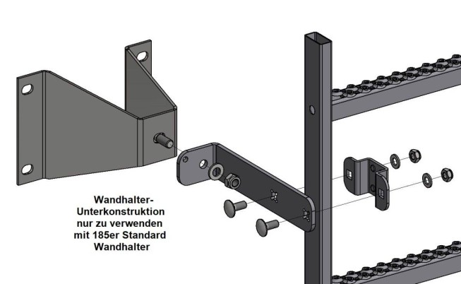 Hailo Wandhalter-Unterkonstruktion für WDVS Edelstahl/Stahl