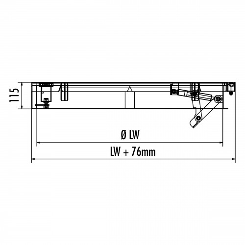 Hailo Schachtabdeckung HS12 Edelstahl tagwasserdicht und begehbar Klasse A15kN 1000x1000mm