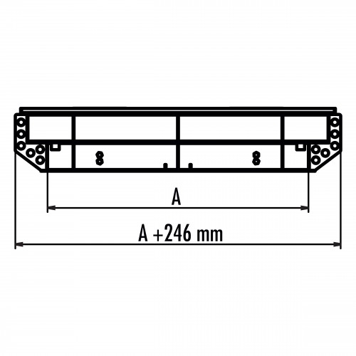 Hailo Schachtabdeckung HS8 Edelstahl rechteckig tagwasserdicht und geruchssicher Klasse D 400kN 1000x1000mm