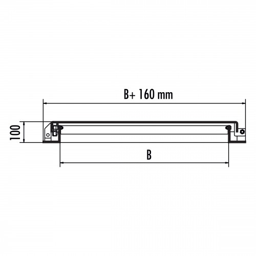 Hailo Schachtabdeckung HS9 Aluminium begehbar, tagwasserdicht mit Schwenkverschluss 600x600mm