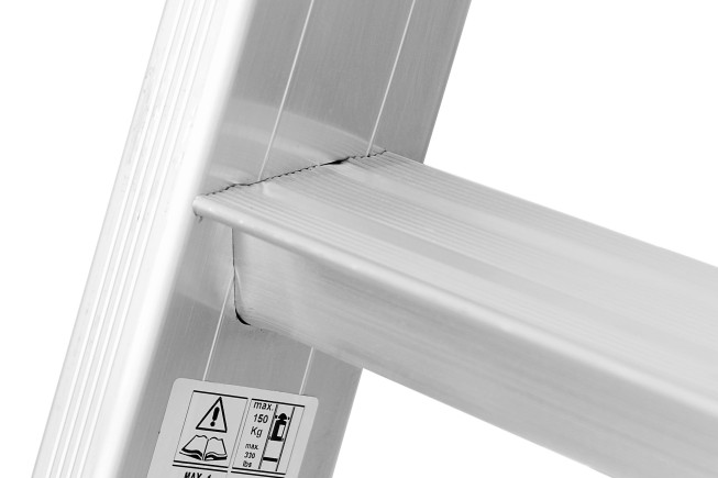 Hymer Plattformleiter Protect+ mit Teleskopausleger und Sicherheitstüren 5-8 Sprossen