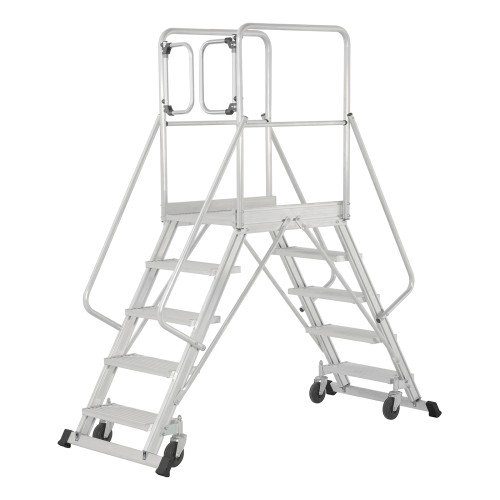 Hymer Podesttreppe fahrbar 2x5 Stufen
