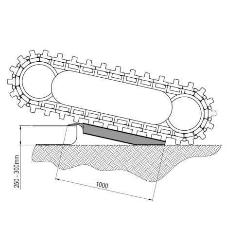 Mauderer Verladetechnik Container-Anfahrt BO 8000kg Tragkraft