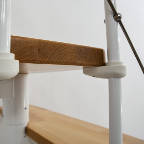 Minka Mittelholmtreppe Comfort Top in Buche oder Buche auf Walnuss bis 336cm Geschösshöhe