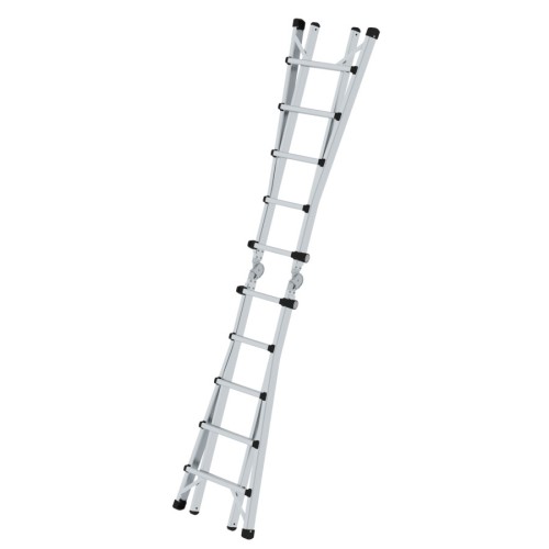 MUNK Gelenk-Teleskopleiter 4x5 Sprossen