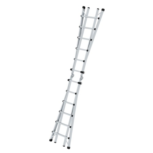MUNK Gelenk-Teleskopleiter 4x6 Sprossen