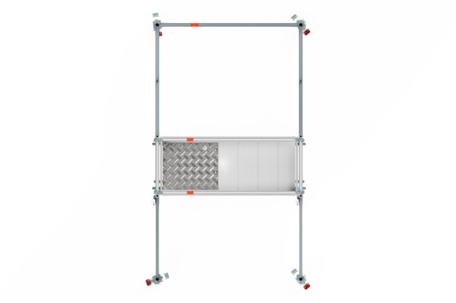 ROLLE Fahrbare Arbeitsbühne Rollgerüst Blizzard Gerüstsysteme 2,85x0,75m Typ 4601 AH bis 9,76m