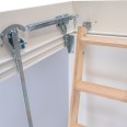 Dolle Bodentreppe clickFIX® 3-teilig bis 274cm Raumhöhe mit U-Wert 0,49 Deckenöffnung 140x60cm-small