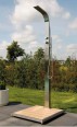 Eichenwald Modell 70 Gartendusche Helena mit WPC Plattform sandfarbig Eichenwald Modell 70 Gartendusche Helena mit WPC Plattform sandfarbig-small