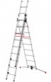Hailo ProfiLOT Kombileiter 2x9 + 1x8 Sprossen inkl. Tritt Hailo ProfiLOT Kombileiter 2x9 + 1x8 Sprossen inkl. Tritt-small