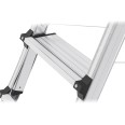 Hailo TL100 TopLine Alu Teleskop Stehleiter 5 Stufen-small