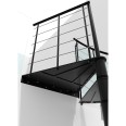 Minka Spindeltreppe Milano 42 - 300,3cm Geschosshöhe Schwarz 160cm Durchmesser Minka Spindeltreppe Milano 42 - 300,3cm Geschosshöhe Schwarz 160cm Durchmesser-small