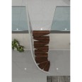 Minka Mittelholmtreppe Nizza 35 - 293,8cm Geschosshöhe Walnuss Weiß Minka Mittelholmtreppe Nizza 35 - 293,8cm Geschosshöhe Walnuss Weiß-small
