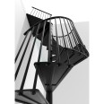 Minka Spindeltreppe Portofino 42 - 300,3cm Geschosshöhe Schwarz 160cm Durchmesser Minka Spindeltreppe Portofino 42 - 300,3cm Geschosshöhe Schwarz 160cm Durchmesser-small