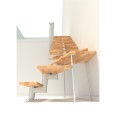 Minka Mittelholmtreppe Comfort Top Turn 37 - 312cm Geschosshöhe Buche Weiß Minka Mittelholmtreppe Comfort Top Turn 37 - 312cm Geschosshöhe Buche Weiß-small