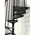 Minka Spindeltreppe Rondo Smart 37 - 305,5cm Geschosshöhe Schwarz 120cm Durchmesser Minka Spindeltreppe Rondo Smart 37 - 305,5cm Geschosshöhe Schwarz 120cm Durchmesser-small