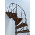 Minka Spindeltreppe Venezia Smart 38 - 305,5cm Geschosshöhe Walnuss Grau 120cm Durchmesser Minka Spindeltreppe Venezia Smart 38 - 305,5cm Geschosshöhe Walnuss Grau 120cm Durchmesser-small