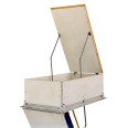 Minka Dachbodentreppe Type 15 Exklusiv Brandhemmend mit Leiter aus Stahl Deckenöffnung 110x70cm Raumhöhe 263cm Minka Dachbodentreppe Type 15 Exklusiv Brandhemmend mit Leiter aus Stahl Deckenöffnung 110x70cm Raumhöhe 263cm-small
