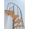 Minka Spindeltreppe Venezia Smart 38 - 305,5cm Geschosshöhe Buche Grau 100cm Durchmesser Minka Spindeltreppe Venezia Smart 38 - 305,5cm Geschosshöhe Buche Grau 100cm Durchmesser-small