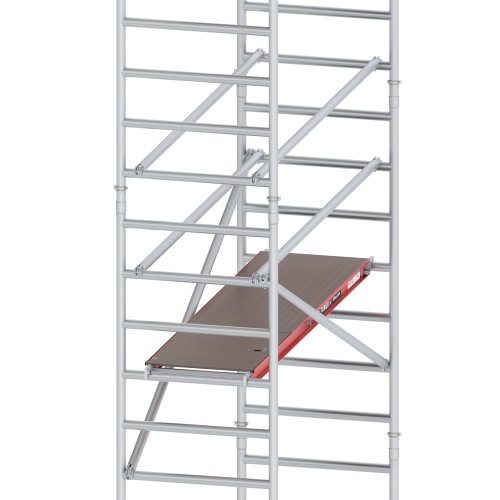 Altrex Fahrgerüst RS Tower 41 PLUS Aluminium mit Safe-Quick® und Holz-Plattform 10,20m AH breit 0,90x2,45m