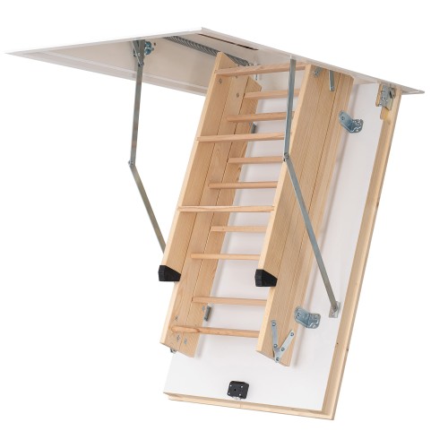 Dolle Bodentreppe extra 3-teilig 260-285cm Raumhöhe mit U-Wert 0,77 Standardmaße