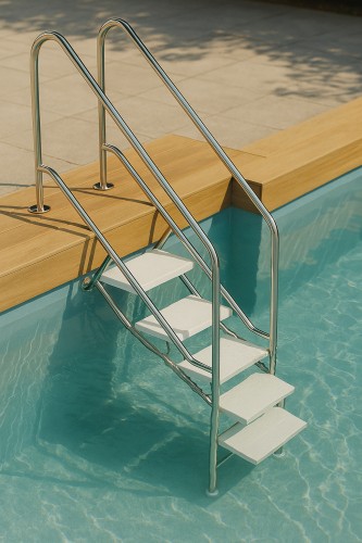 Eichenwald Pooltreppe Modell 08.1 Miami max. Beckentiefe 1999mm