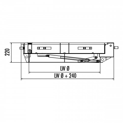 Hailo Schachtabdeckung HS8-R Edelstahl rund tagwasserdicht und geruchssicher Klasse B 125kN 800x800mm