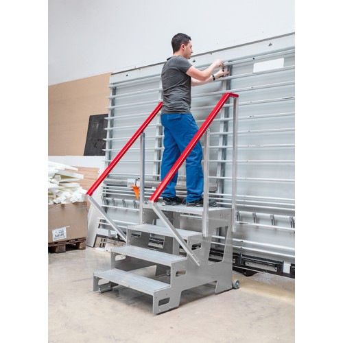 Hymer Industrietritt Grundmodul mit Alu-Profilstufen