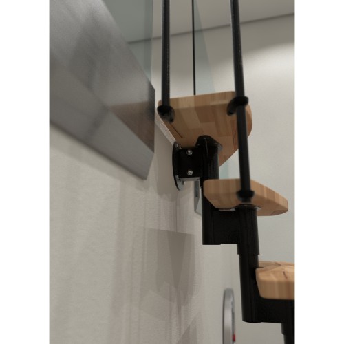 Minka Raumspartreppe Monte Carlo 35 - 293,8cm Geschosshöhe Buche Schwarz