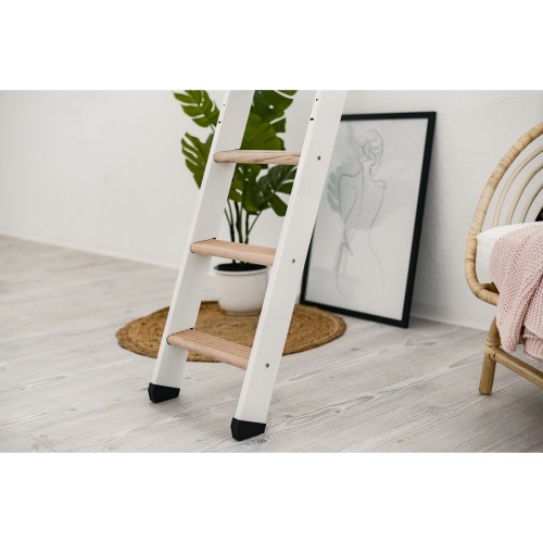 Minka Wangentreppe Strong 152cm max. Geschosshöhe Buche weiß