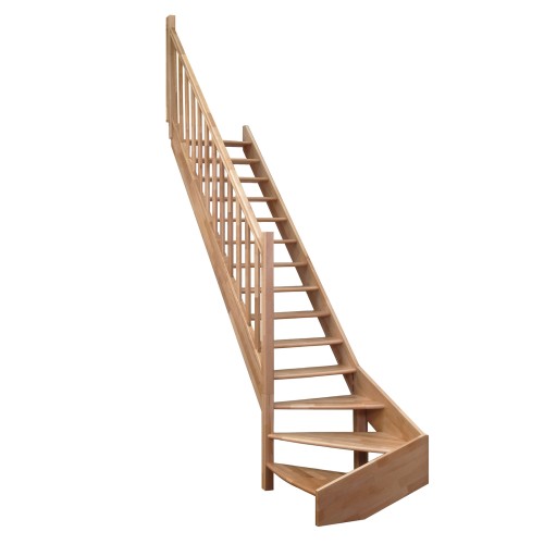 Minka Treppengeländer für die Raumspartreppen Home, Classic, Home Turn und Classic Turn Gerade Stäbe Buche