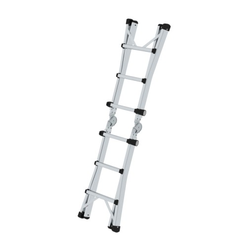 MUNK Gelenk-Teleskopleiter 4x3 Sprossen