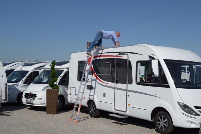 Siedra Caravanleiter Sicherheitsleiter 977 4x5 Sprossen