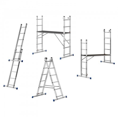Aluminium Arbeitsgerüst und Leiterkombination