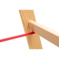 Hymer Holz Sprossenstehleiter mit Eimerhaken zweiseitig begehbar Hymer Holz Sprossenstehleiter mit Eimerhaken zweiseitig begehbar-small