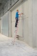 Hymer Schiebeleiter mit gebogener Traverse und Wandlaufrollen 2-teilig Hymer Schiebeleiter mit gebogener Traverse und Wandlaufrollen 2-teilig-small